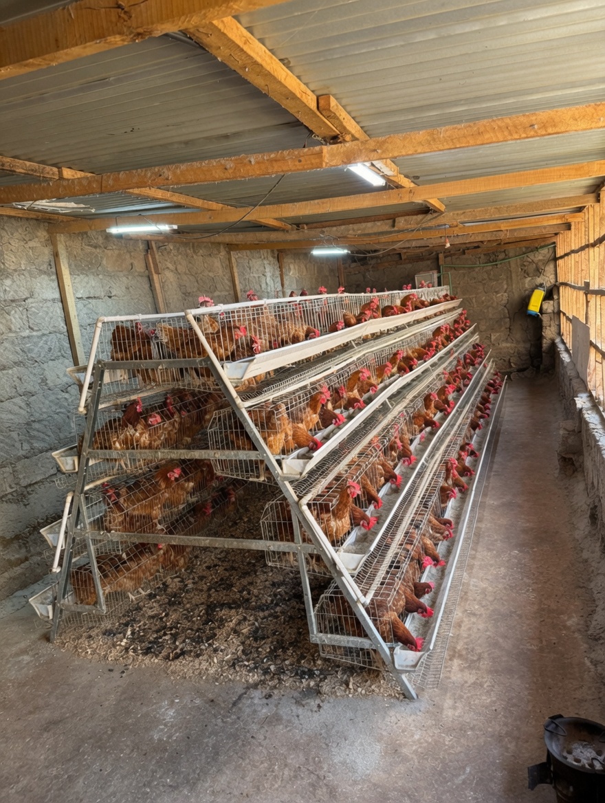Inside the Vera Farm poultry house